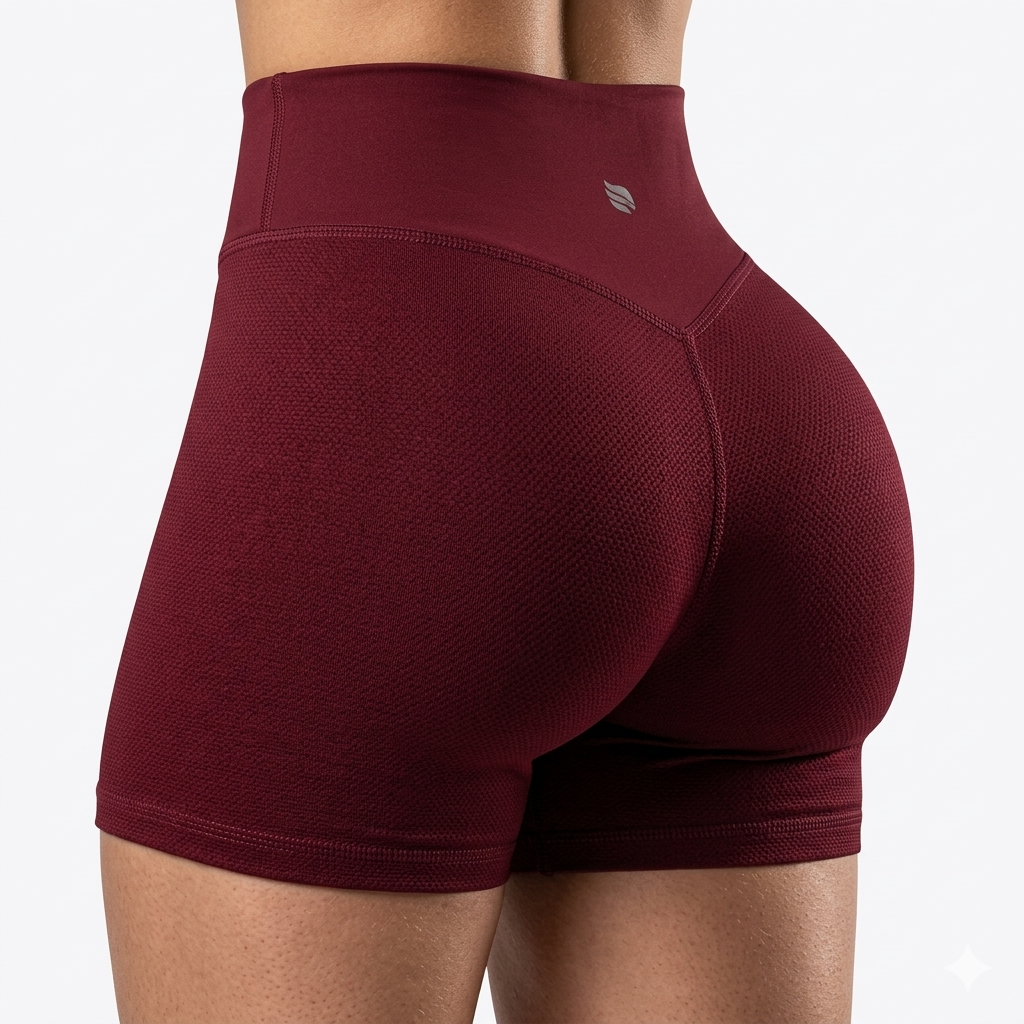 Summer High Waisted Yoga Shorts Fashionable and Sexy Running Fitness Pants Solid Color Yoga Leggings