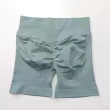 NCLAGEN Impact Shorts 4.5" Women Fitness Sports Biker Shorts Low Ribbed Band Gym Workout Scrunch Butt Yoga Seamless Leggings